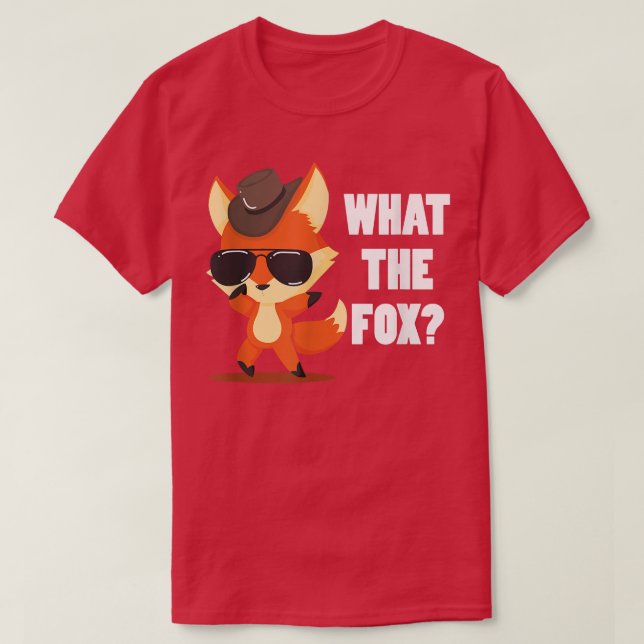 Was das Fo mit Hut & Sonnenbrille Cool hat T-Shirt (Design vorne)