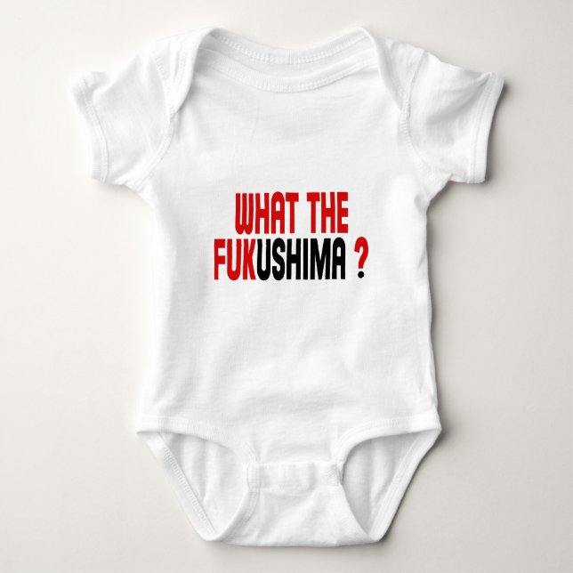 WAS DAS FUKUSHIMA? BABY STRAMPLER (Vorderseite)