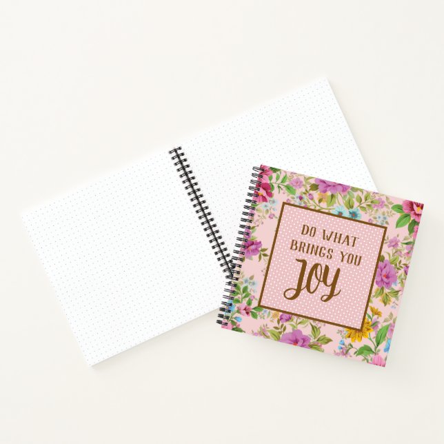 Was das Joy Floral Bullet Journal bringt Notizbuch (Innenseite)
