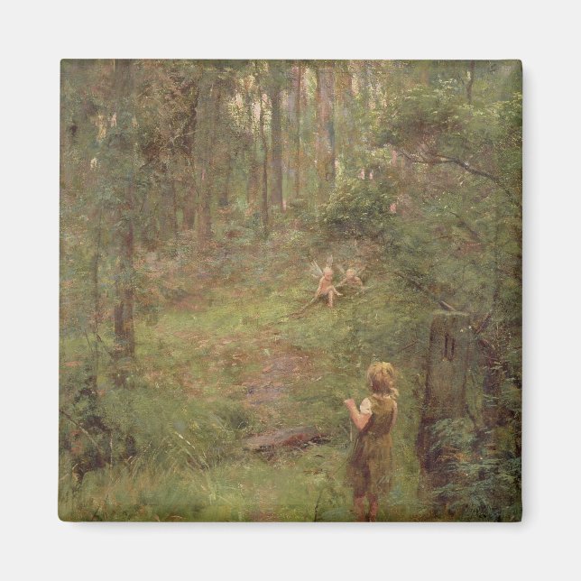 Was das kleine Mädchen in Bush 1904 sah Magnet (Vorne)