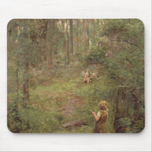 Was das kleine Mädchen in Bush sah, 1904 Mousepad