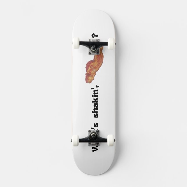 Was das lustige Shakin Speck-Skateboard ist Skateboard (Vorderseite)