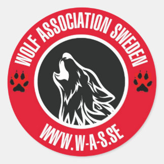 WAS dekal Runder Aufkleber