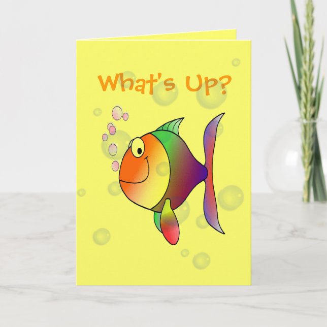 Was denkt Ihr über Funny Fish and Bubbles? Karte (Vorderseite)