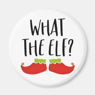 Was der Elf Funny Christmas Elf Weihnachtsmann Magnet