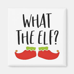 Was der Elf Funny Christmas Elf Weihnachtsmann Magnet