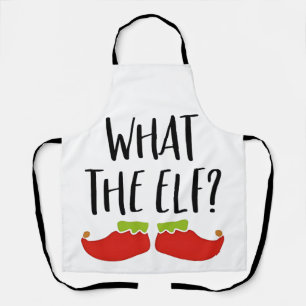 Was der Elf Funny Christmas Elf Weihnachtsmann Schürze