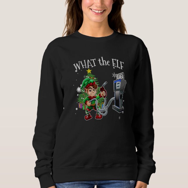 Was der Elf  Weihnachten Teures Gas Sweatshirt (Vorderseite)