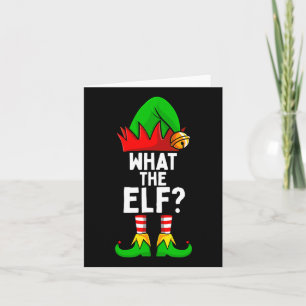 Was der Elf zu Weihnachten passt Karte