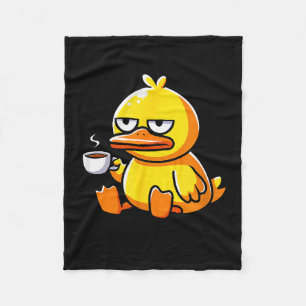Was der Entenbesitzer Ich liebe Enten Entenliebhab Fleecedecke