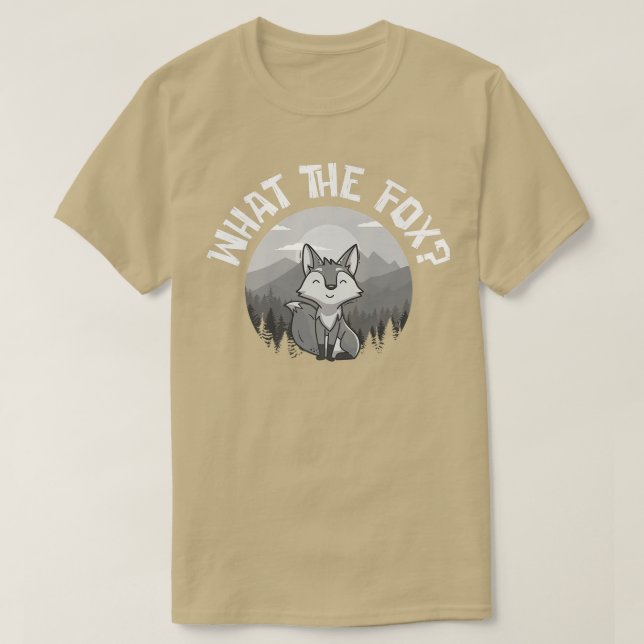 Was der Fox Lover, ein lustiges Tier für Männer Fr T-Shirt (Design vorne)