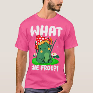 Was der Frosch ästhetische Pilzfrosch T-Shirt
