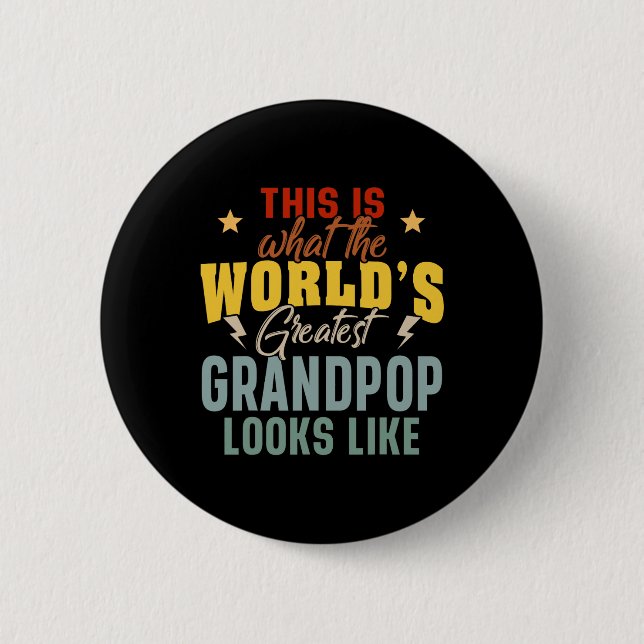 Was der größte Großpop der Welt wie Tod aussieht Button (Vorderseite)