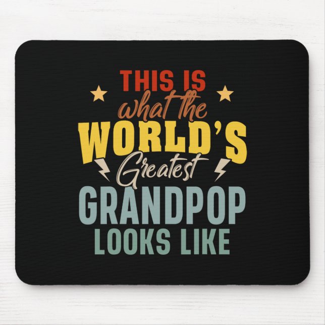 Was der größte Großpop der Welt wie Tod aussieht Mousepad (Vorne)