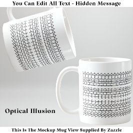 Was der Heck versteckte Nachricht 133BW Funny Cust Kaffeetasse