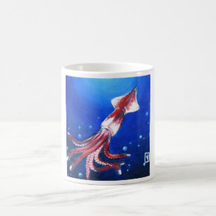 Was der Tintenfisch tat Kaffeetasse