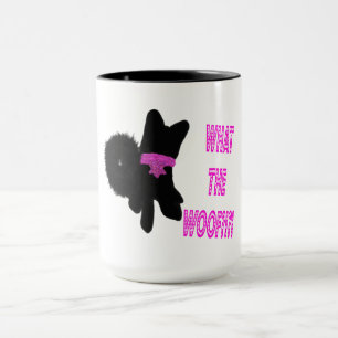 Was der Woof lustiger Hund Tasse