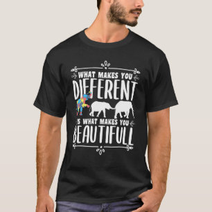 Was dich anders macht Autismus Monat T-Shirt