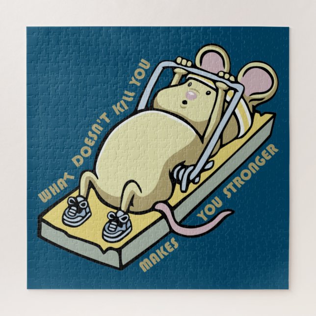 Was dich nicht umbringt, macht dich stärker puzzle (Vertikal)