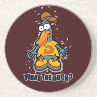 Was die Ente  Getränkeuntersetzer
