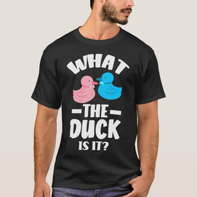 Was die Ente ist, es ist eine lustige Baby Dusche  T-Shirt (Vorderseite)