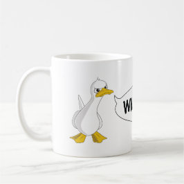 WAS DIE ENTE?! Kaffee-Tasse Tasse