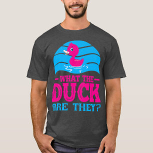 Was die Ente sind, die beide Geschlechter zeigen T-Shirt