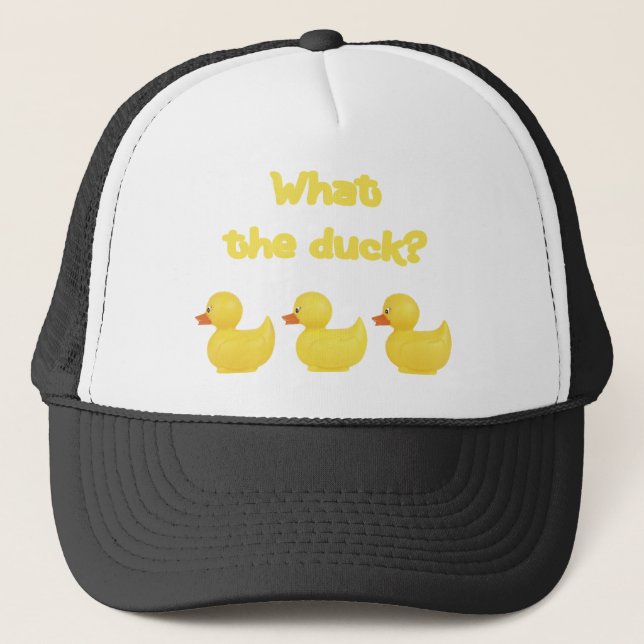 Was die Ente? Truckerkappe (Vorderseite)