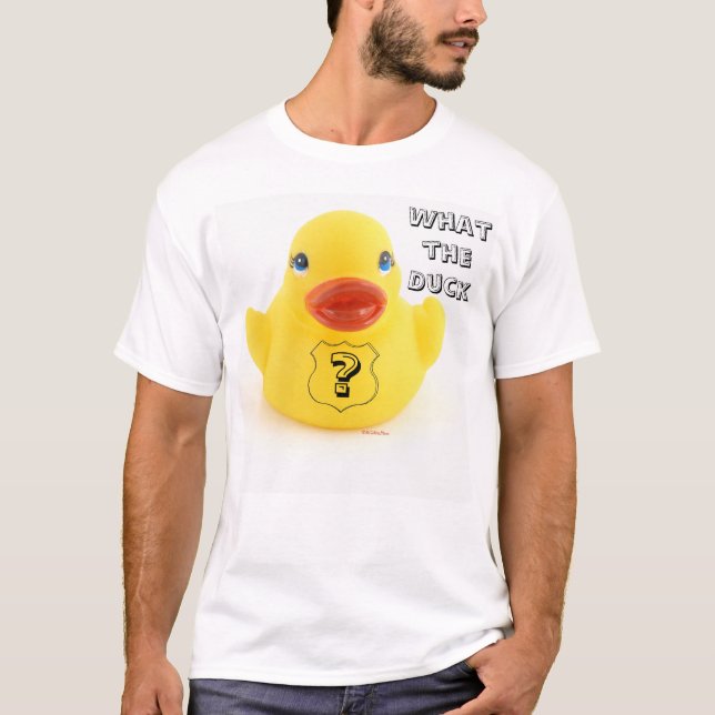 Was die Enten-Gelb-Gummi-Ente T-Shirt (Vorderseite)