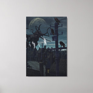 Was die Eulen sahen Leinwanddruck