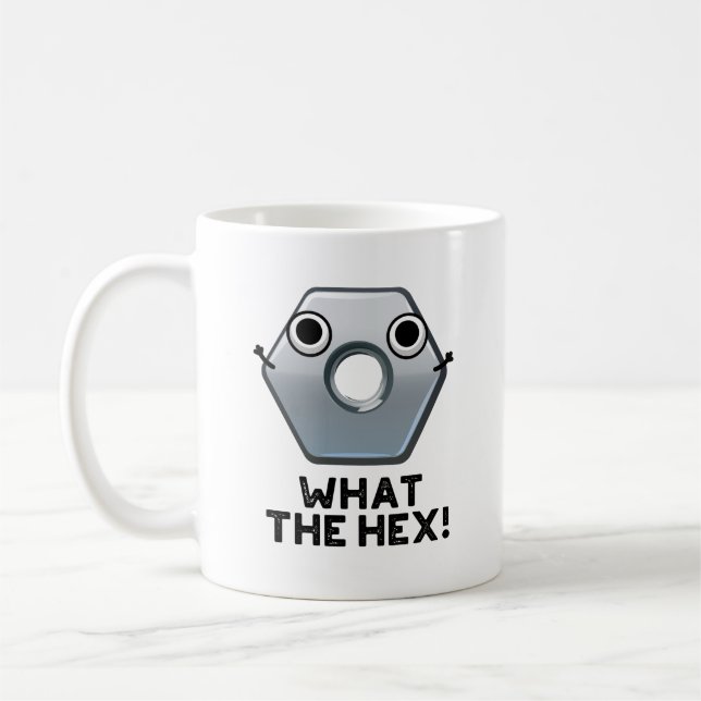 Was die hex-lustige Hexagon-Gestalt macht Kaffeetasse (Links)