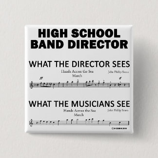 Was die High School Band sieht Button