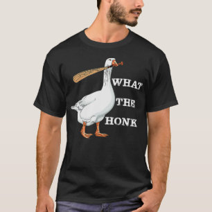 Was die Honk Funny Duck Gans Vintag hat T-Shirt
