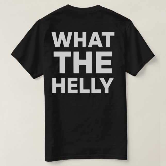 Was die Keule - WTHELLY Streetwear Fashion Music T-Shirt (Design Rückseite)