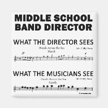 Was die Middle School Band sieht