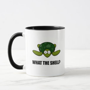 Was die Muschel-Schildkröte lustig Tasse