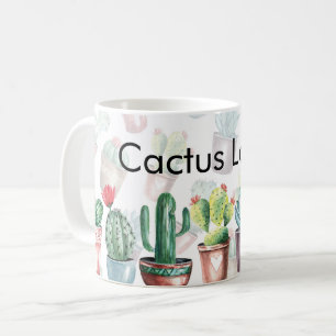 Was die Sukkulentenpflanze Retro Vintage Kaktus Kaffeetasse