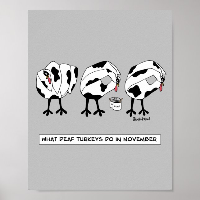 Was die toten Truthähne tun im November Poster (Vorne)