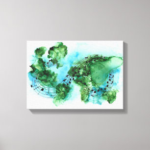 Was die Welt jetzt braucht, gerahmt umhüllte Leinw Leinwanddruck