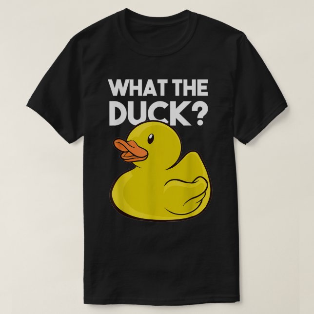 Was Duck Rubber Bath Duckie Novelty T-Shirt (Design vorne)