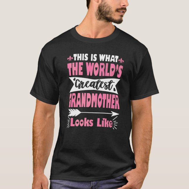 Was eine Beste Großmutter aussieht wie der Vater e T-Shirt (Vorderseite)