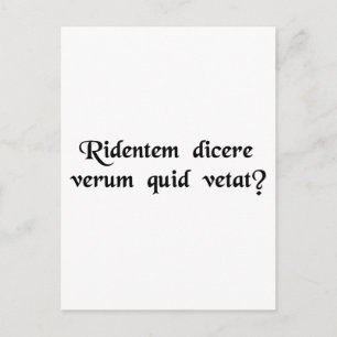 Was einem lachenden Mann verbietet, die Wahrheit z Postkarte