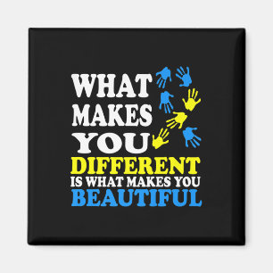 Was einen anders macht, ist, was einen bewundert magnet