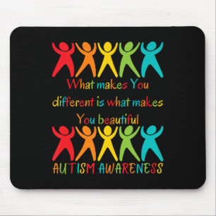 Was einen anders macht, ist, was einen bewundert mousepad
