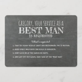 Was erwartet wird - Vorschlag für einen lustigen T Einladung