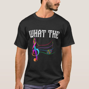Was F Music über lustige musikalische Note Schlüss T-Shirt