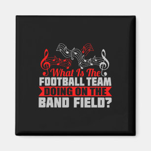 Was Football-Team Auf Marschierbandfeld Lustiges G Magnet
