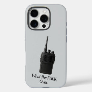 Was Fu*k über das lustige Walkie Talkie Icon iPhone 16 Pro Hülle