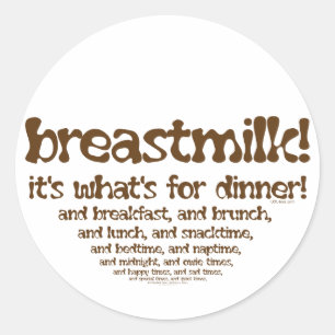 Was für Abendessen ist Runder Aufkleber