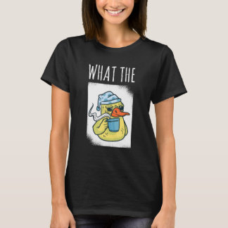 Was für ein Duck Duck Morning Grouch Kaffee Rubber T-Shirt